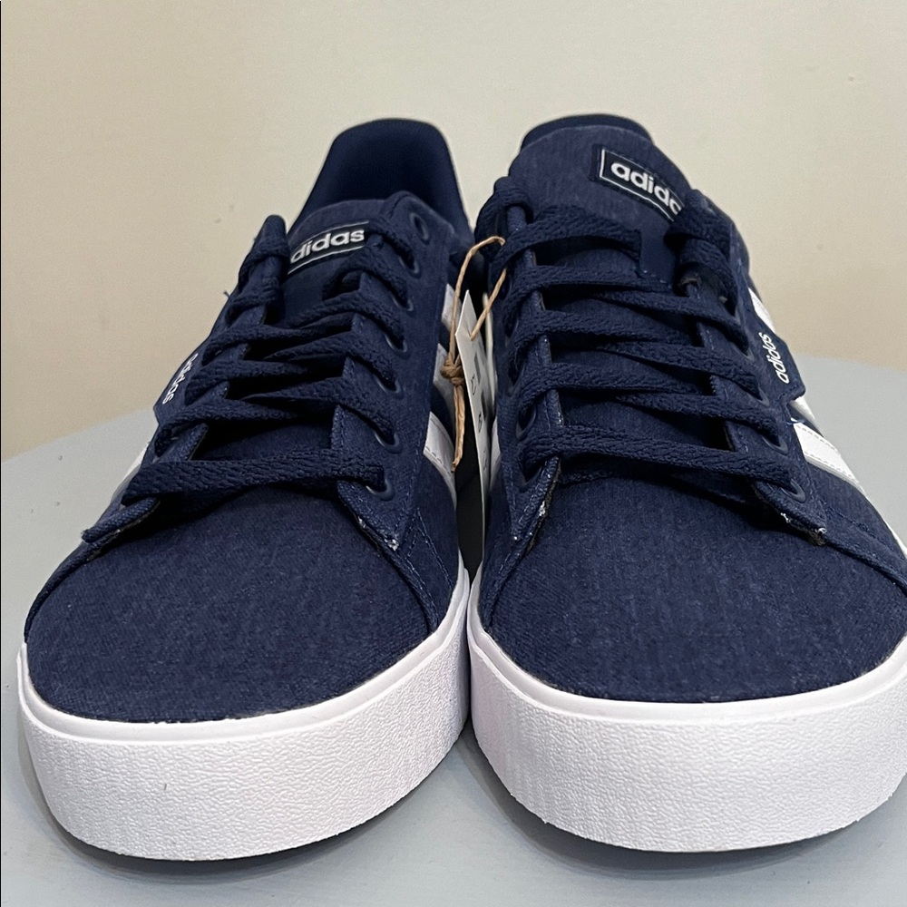 NIB adidas Men's Daily 3.0 Sneaker - Navy and White - Picture 6 of 8